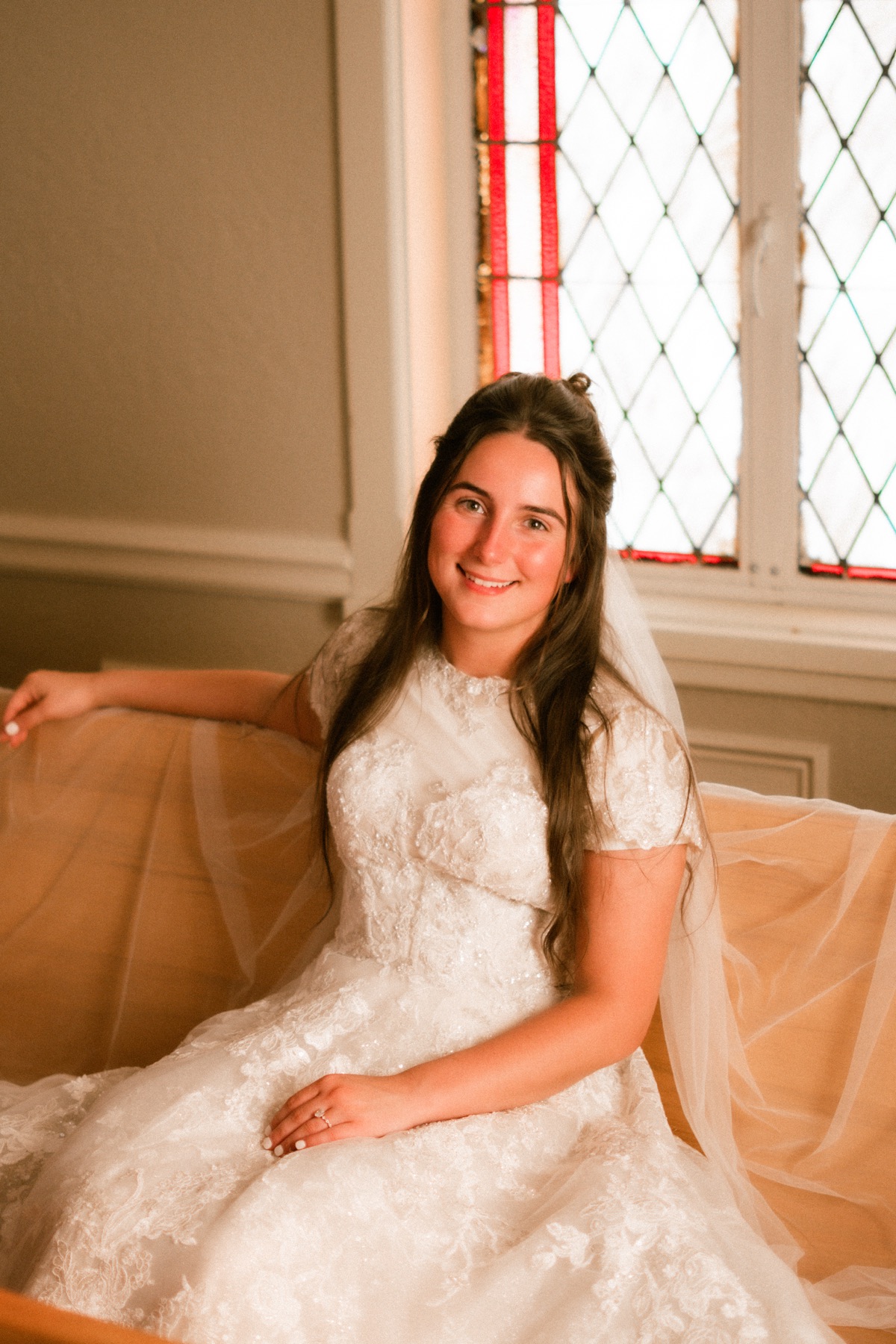 Wedding photograph from an intimate church celebration by Vaughan Visuals