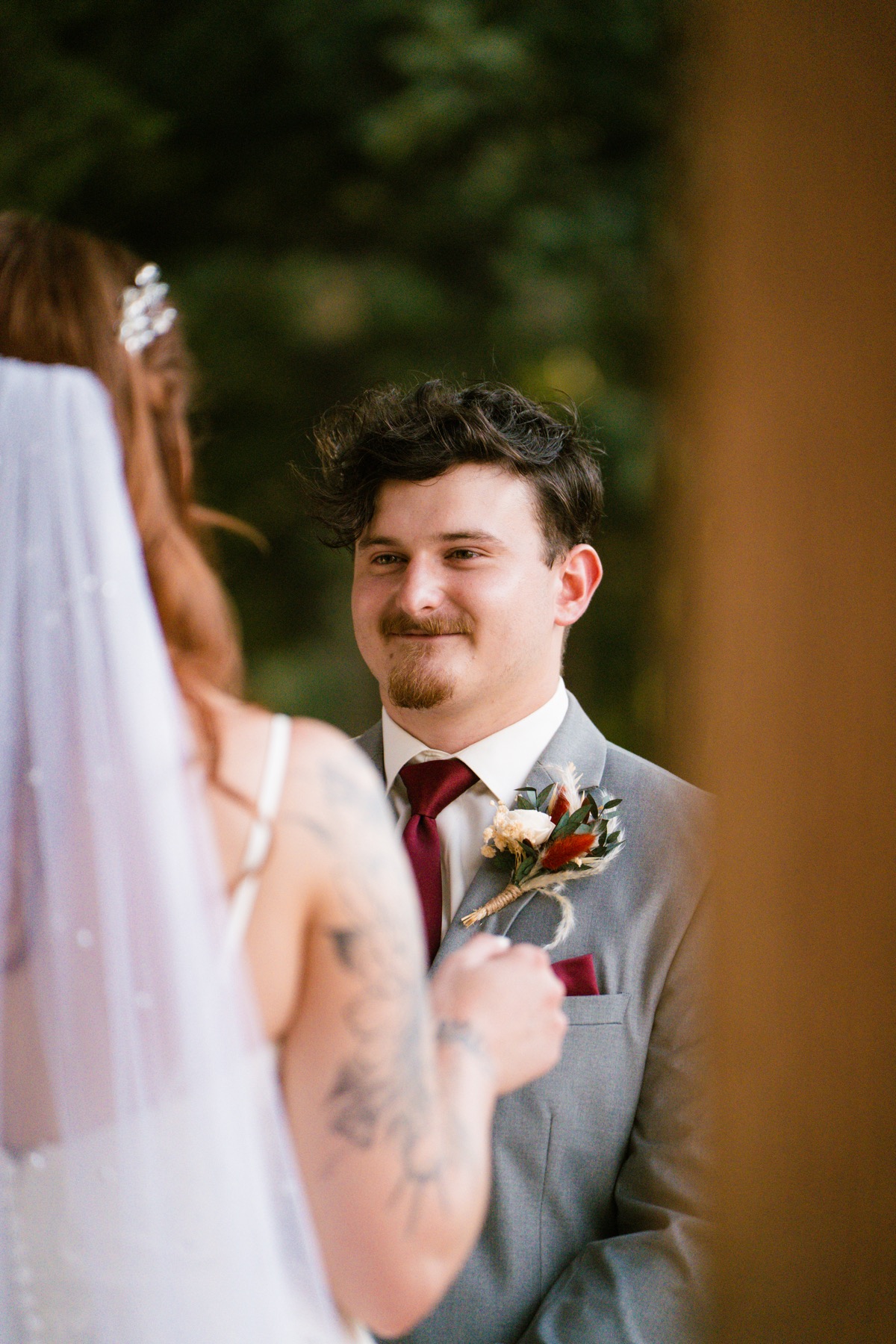 Wedding photograph from a warm lakeside celebration by Vaughan Visuals